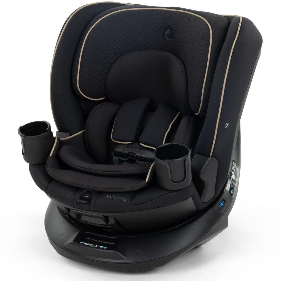 Maxi-Cosi Andi 360 rotating all-in-one convertible car seat, compared with the UPPAbaby Rove