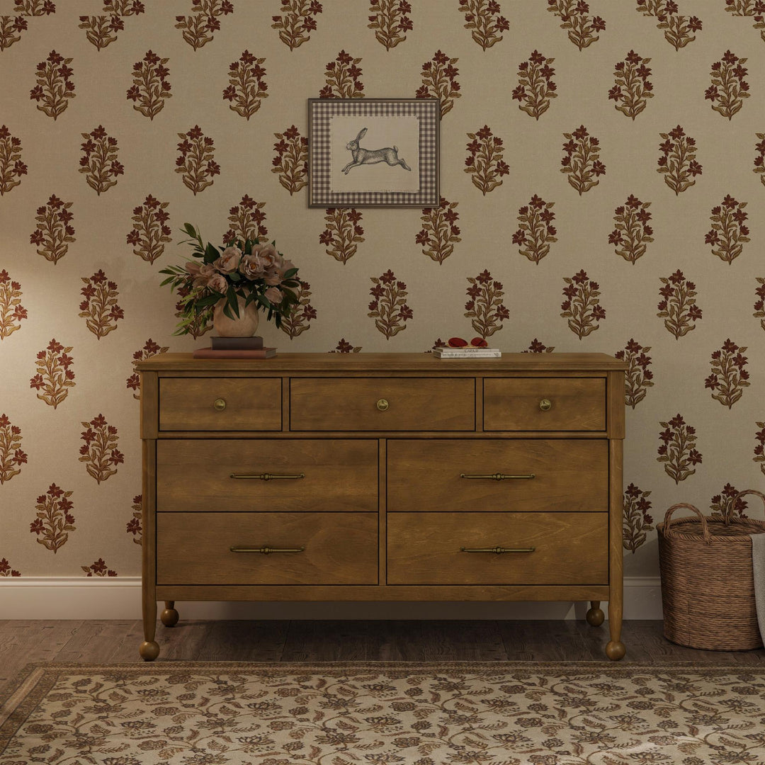 Namesake Alouette wide wood nursery dresser, one of the best baby dressers and changing tables for 2026