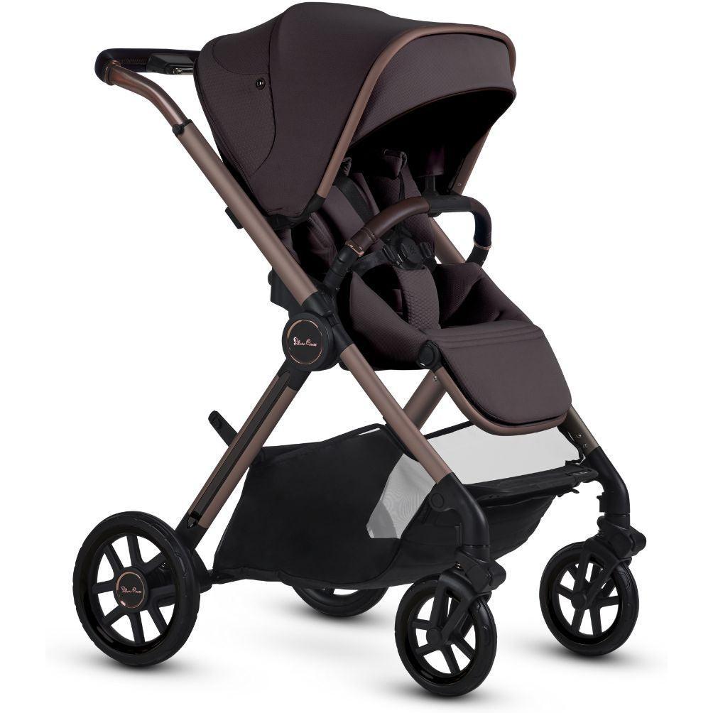 Silver Cross Reef 2 multi-terrain modular stroller, a luxury newborn-to-toddler stroller in Espresso