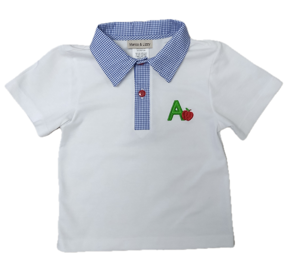 Back to School Boy's Short Set by Marco & Lizzy - alternate view