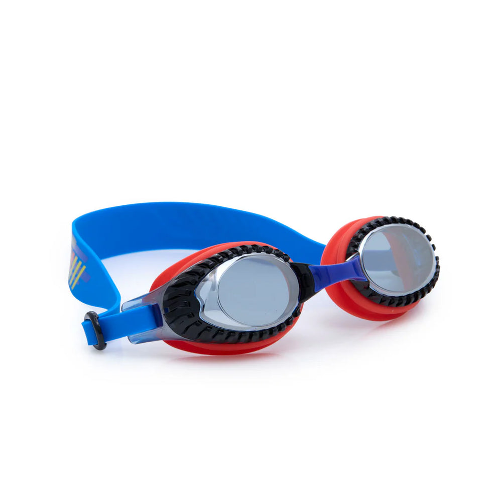 Race Car Turbo Drive Swim Goggles by Bling 2O - back view