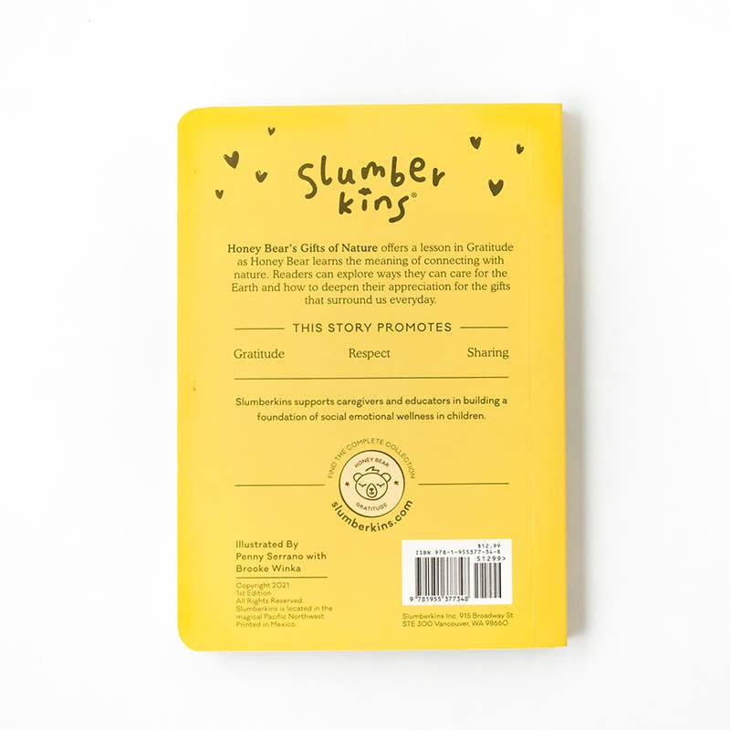 Honey Bear's Gratitude Plush Set - with 2 books! by Slumberkins Inc. - product view 10