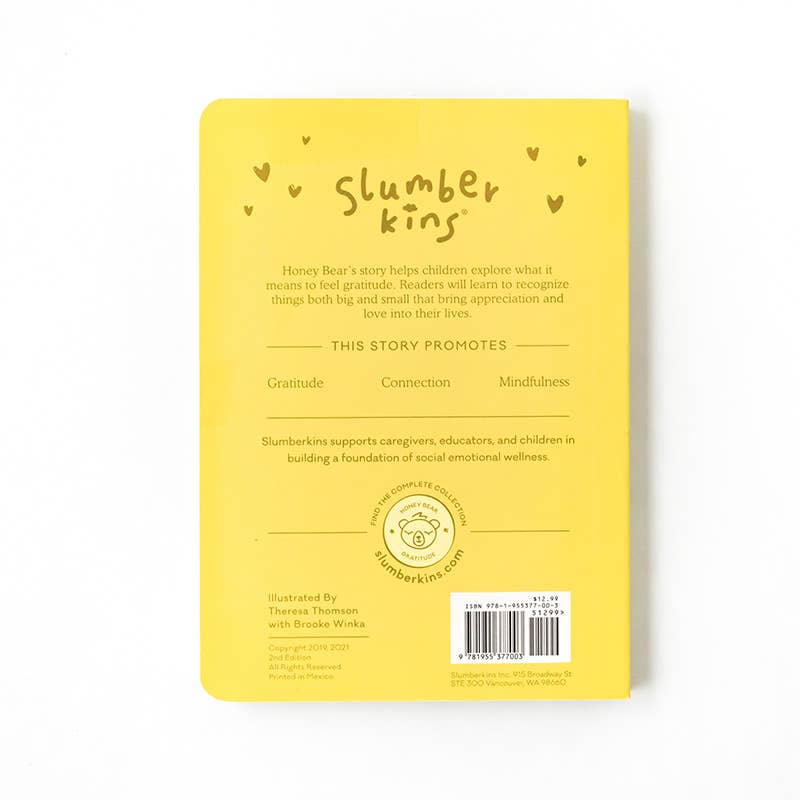 Honey Bear's Gratitude Plush Snuggler Set - with 2 books! by Slumberkins Inc. - product view 7