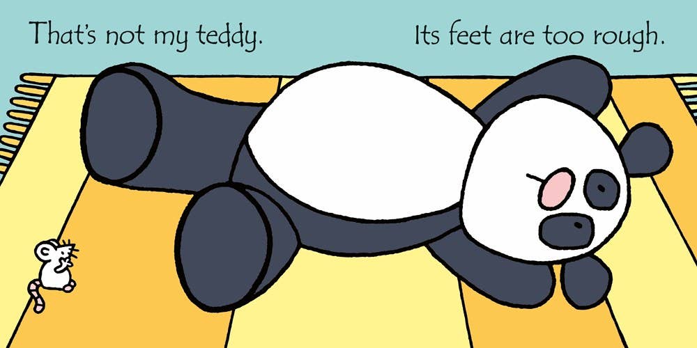 That's Not My Teddy. : Usborne by HarperCollins - back view