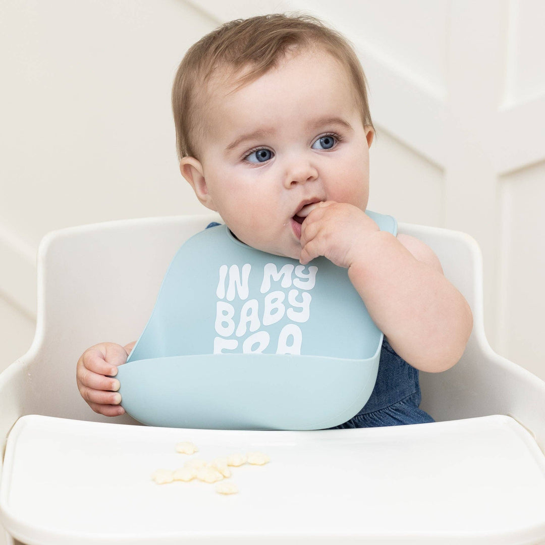 Taylor Swift In My Baby Era Wonder Bib: Blue