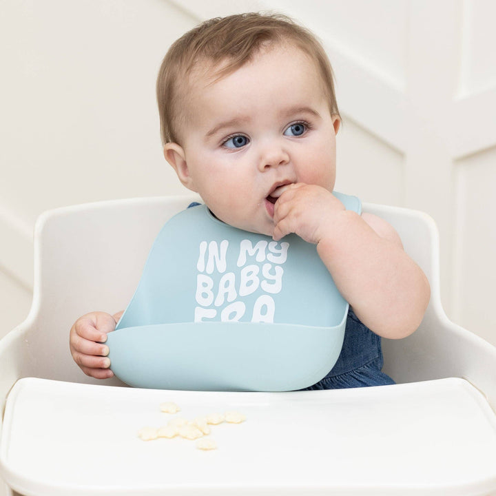 Taylor Swift In My Baby Era Wonder Bib: Blue