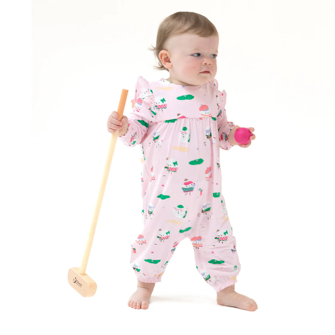 Ruffle Sleeve Romper