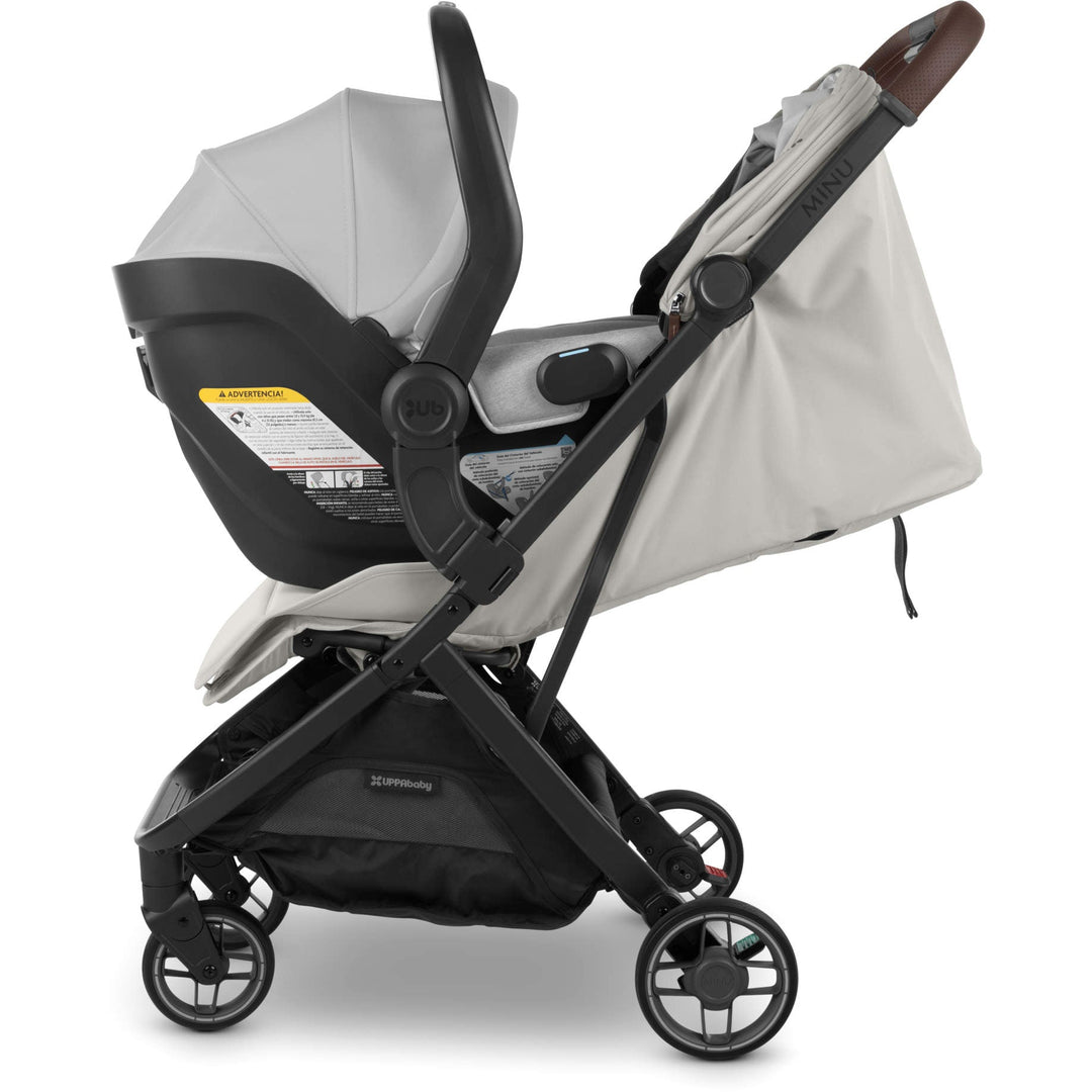 UPPAbaby Minu V3 Infant Car Seat Adapters (Aria, Mesa/Mesa V2, Mesa Max) - lifestyle view
