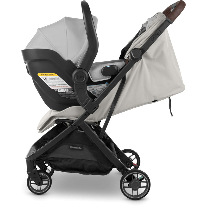 UPPAbaby Minu V3 Infant Car Seat Adapters (Aria, Mesa/Mesa V2, Mesa Max) - lifestyle view