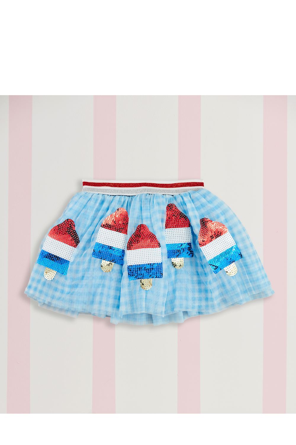 Patriotic Sequin Tutu by Mud Pie - alternate view