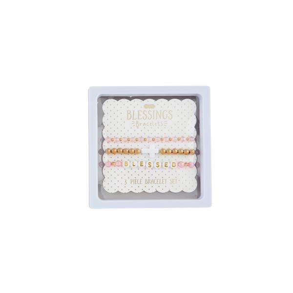 Cross Beaded Bracelets by Mud Pie - alternate view