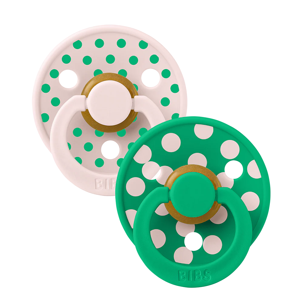 STUDIO Colour Pacifiers 2 Pack by Bibs - lifestyle view