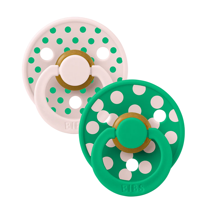 STUDIO Colour Pacifiers 2 Pack by Bibs - lifestyle view