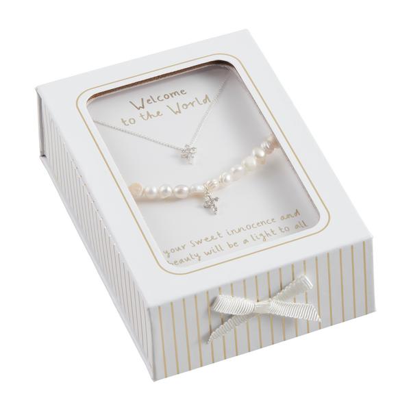 Cross Jewelry Set by Mud Pie - alternate view