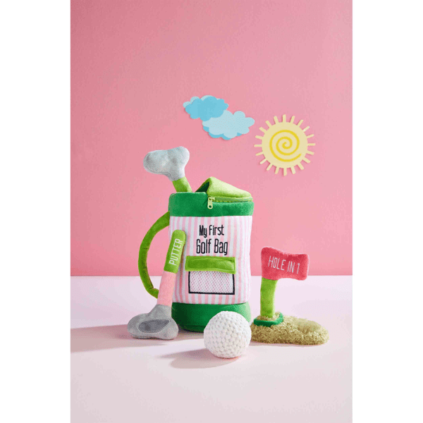 Golf Bag Plush Toy Set