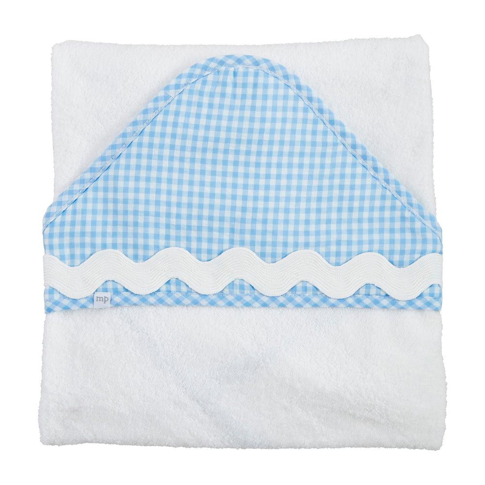 Ric-Rac Hooded Towel by Mud Pie - back view
