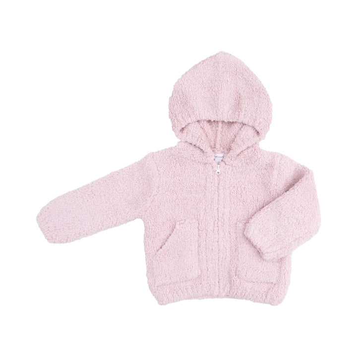 Chenille Natural Hooded Jacket