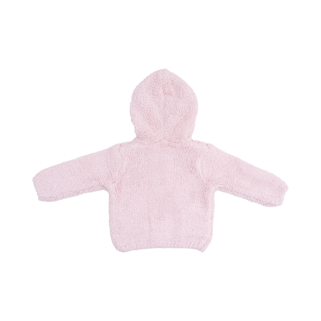 Chenille Natural Hooded Jacket