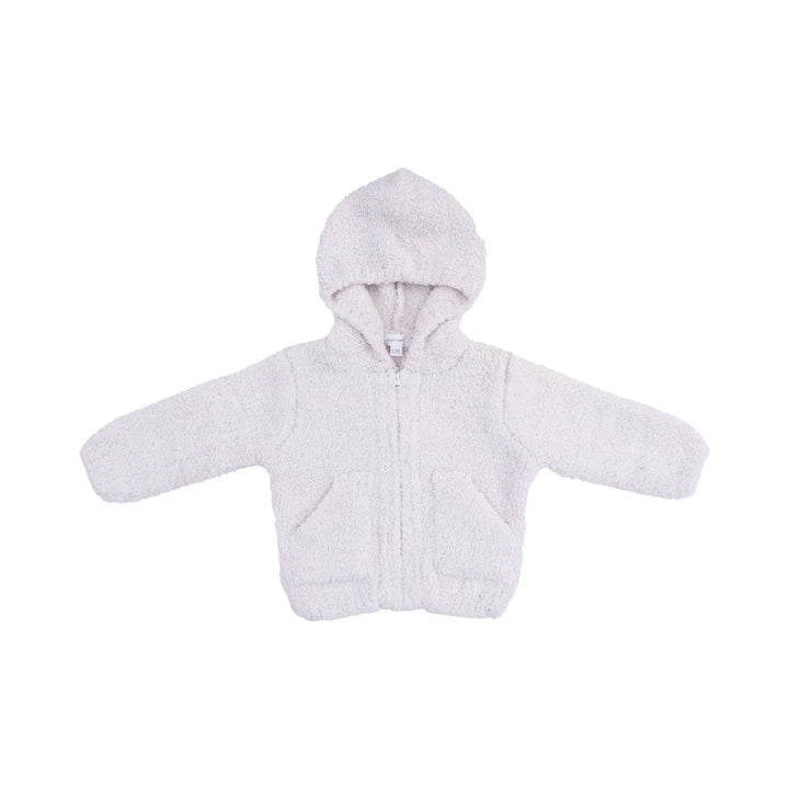 Chenille Natural Hooded Jacket
