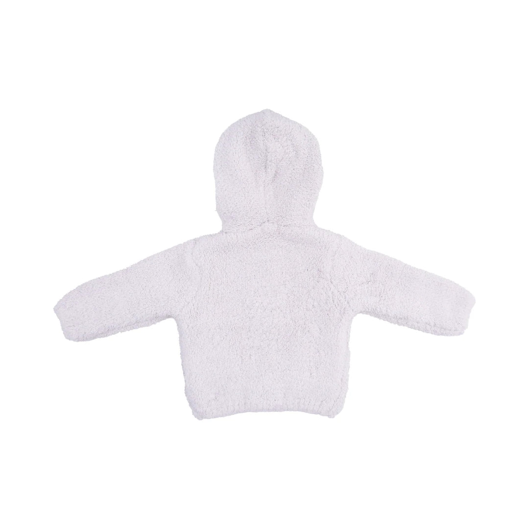 Chenille Natural Hooded Jacket