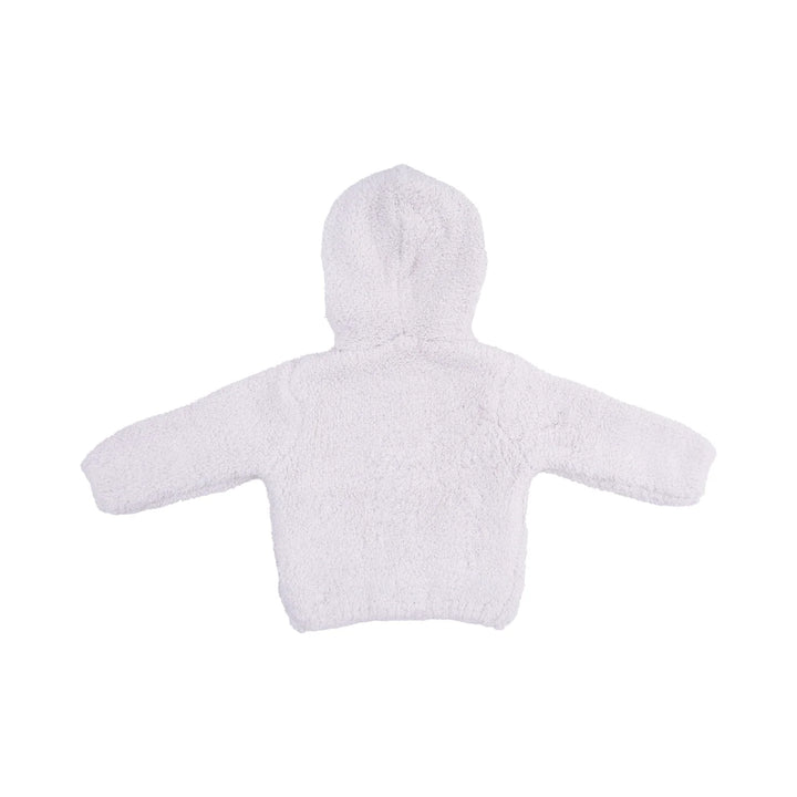 Chenille Natural Hooded Jacket