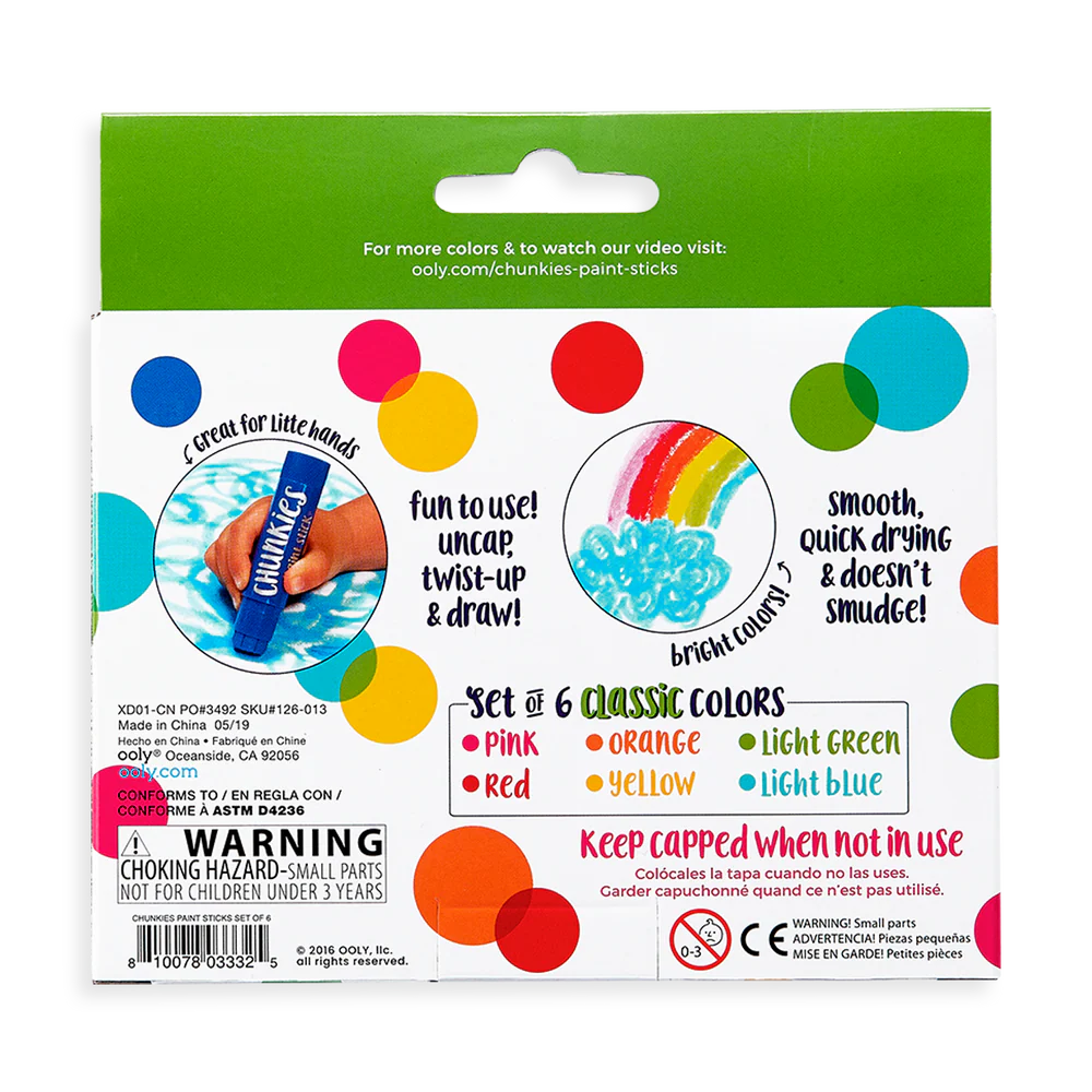 Chunkies Paint Sticks