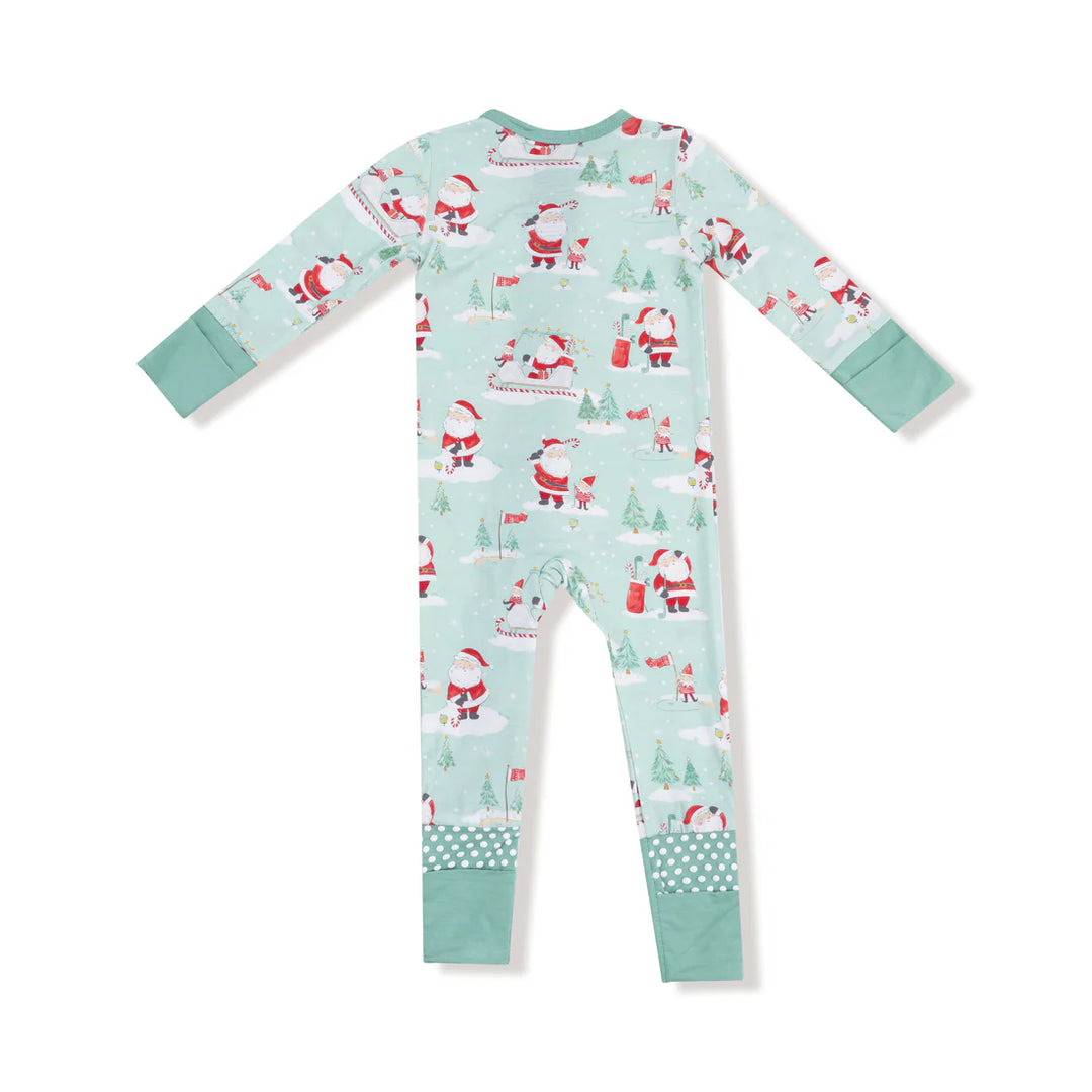 Golfing Santa and Elves  Convertible Romper