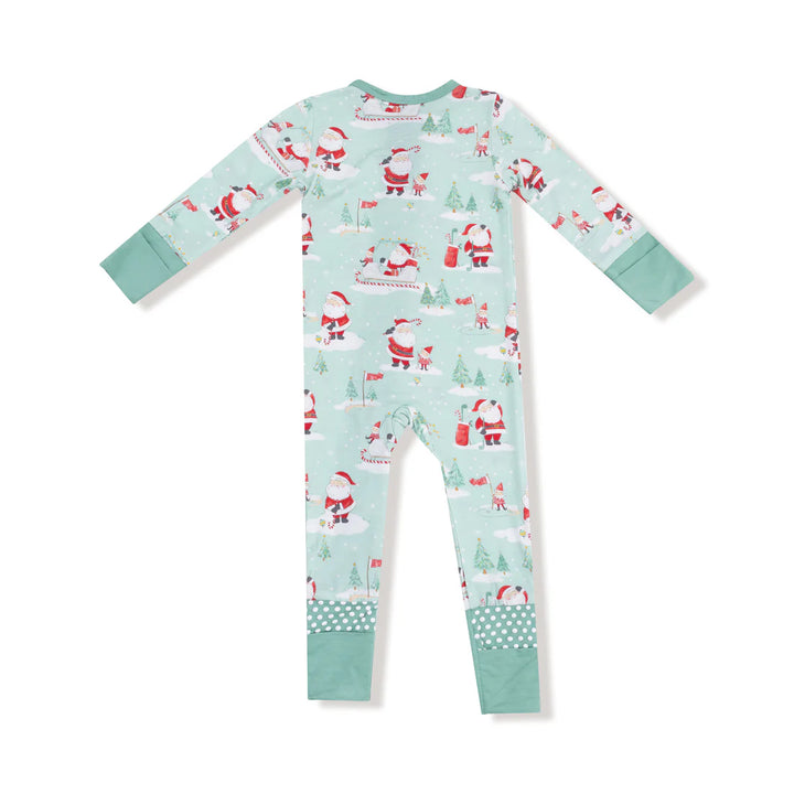 Golfing Santa and Elves  Convertible Romper
