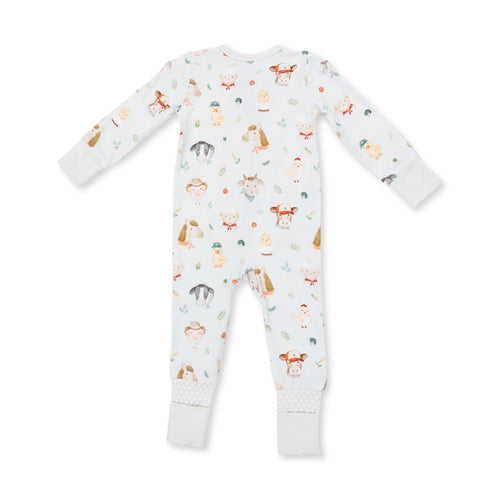 Baby Farm Faces Convertible Romper