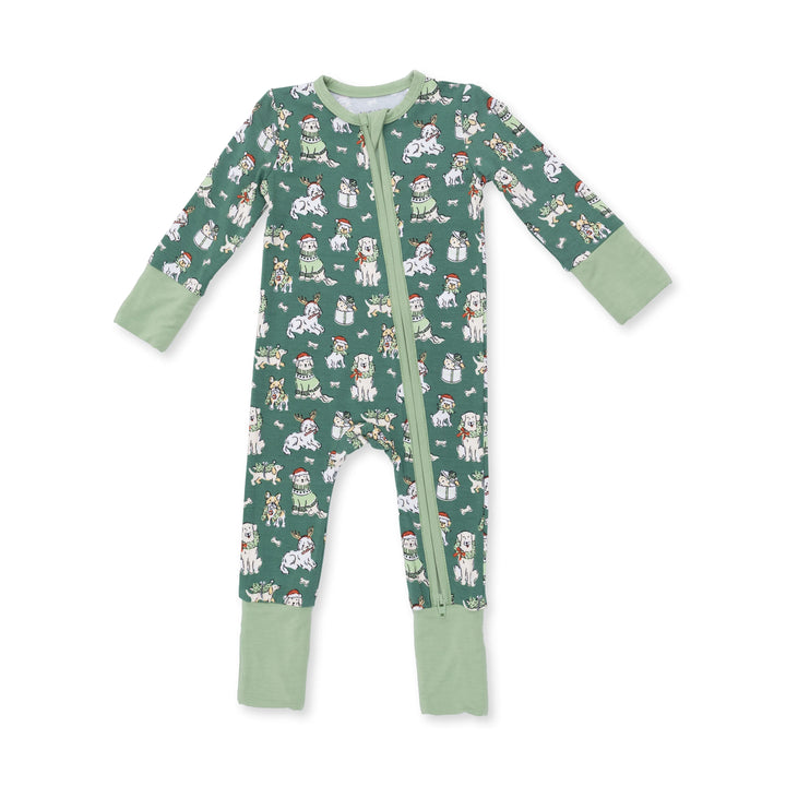 Christmas Dogs Uni - Convertible Romper