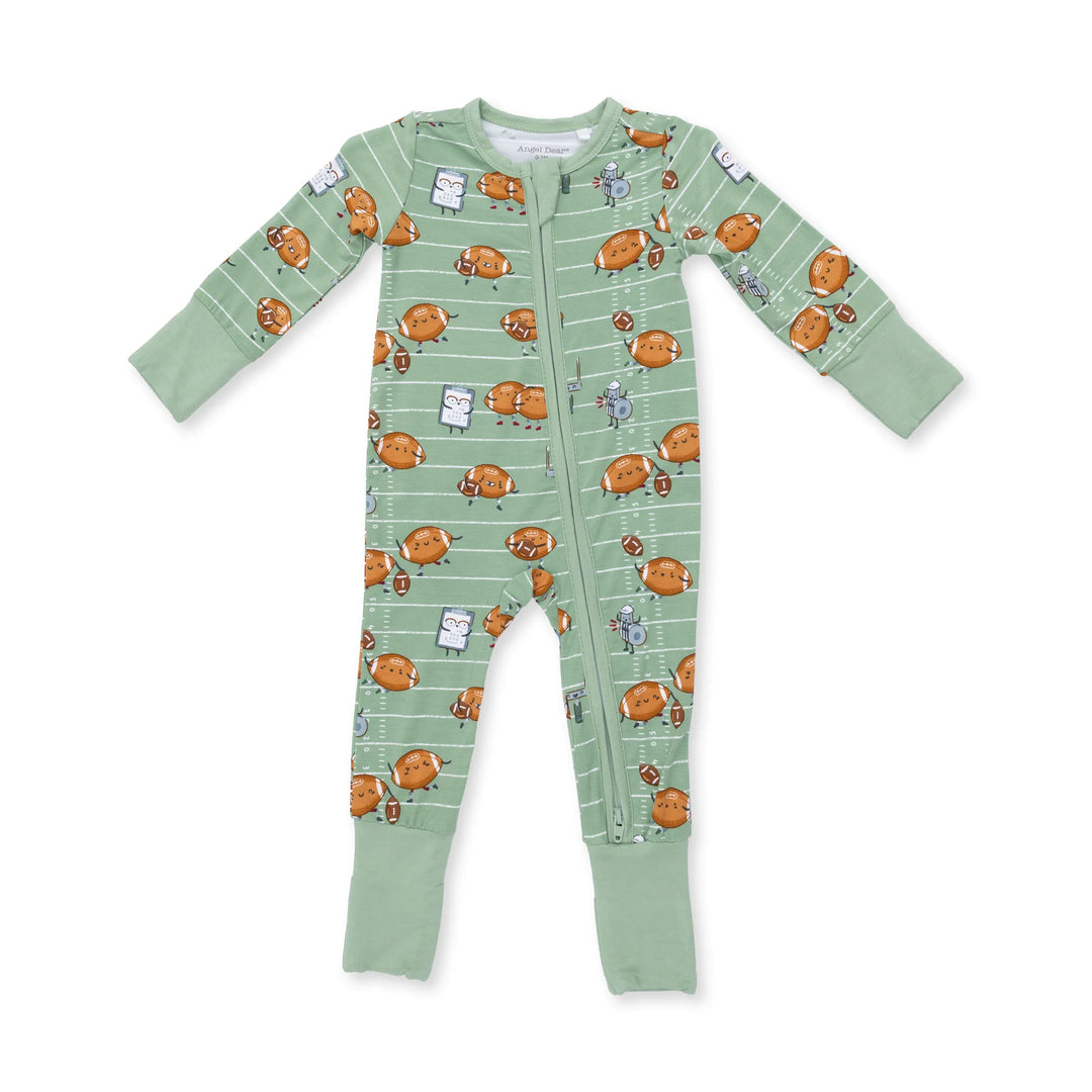 Footballs Playing Football Convertible Romper