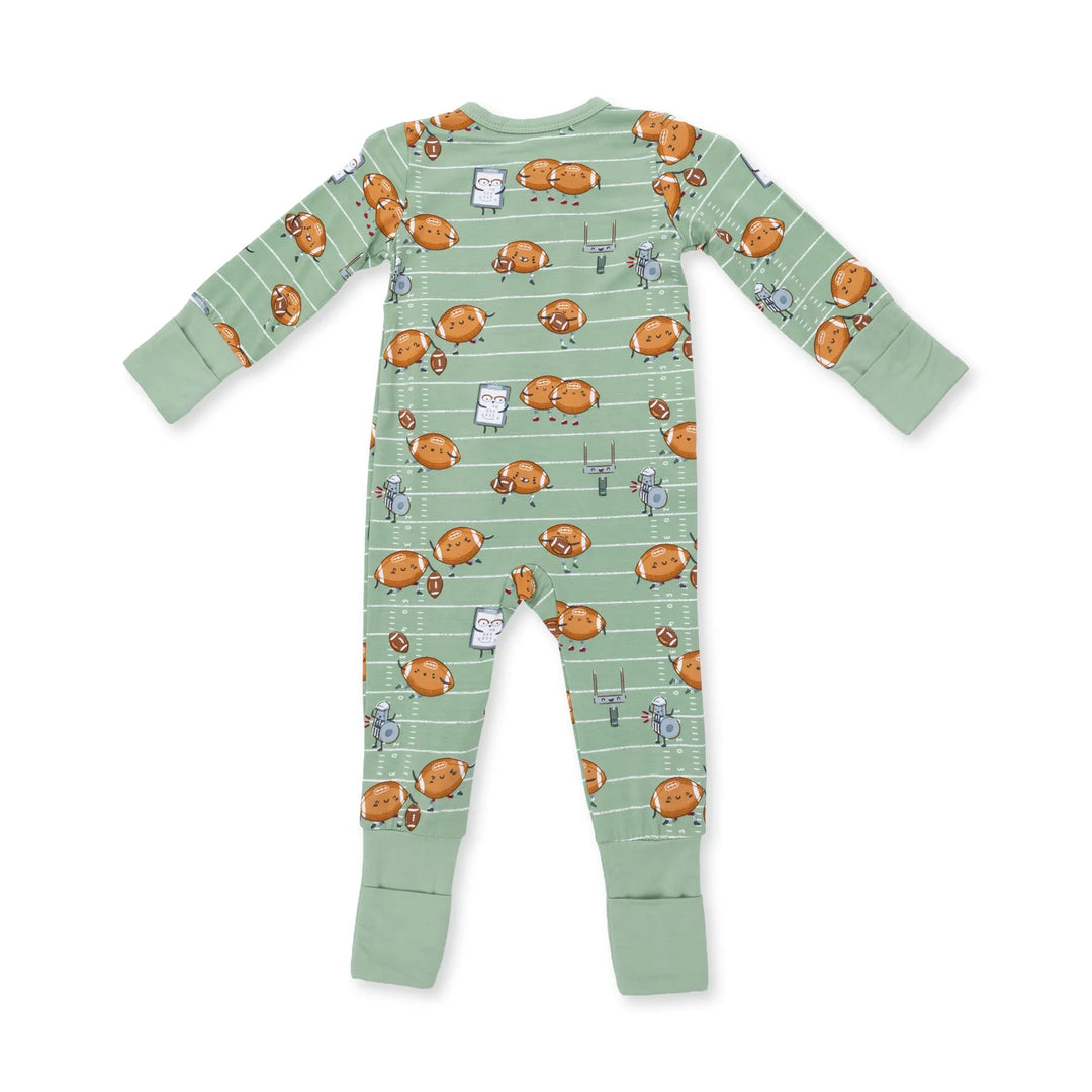Footballs Playing Football Convertible Romper