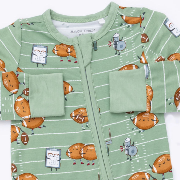 Footballs Playing Football Convertible Romper