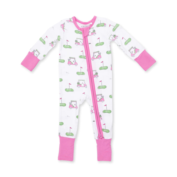 Golf Carts Pink Convertible Romper