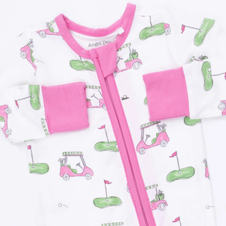 Golf Carts Pink Convertible Romper
