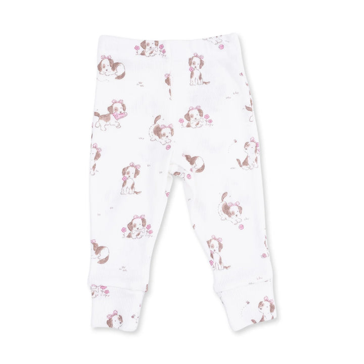 Explorer Puppy Pink Long Sleeve Ruffle Top and Pant