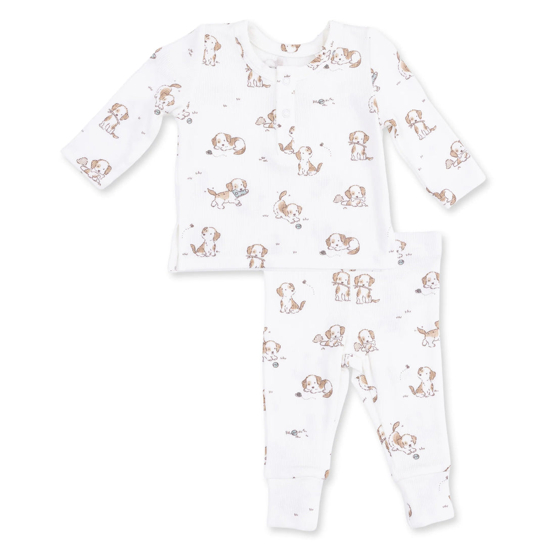 Explorer Puppy Blue - Long Sleeve Henley Play Set