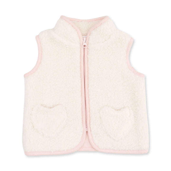 Sherpa - Zip Vest with Heart Pockets