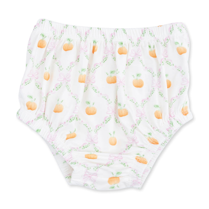 Pretty Pumpkin Trellis - Bishop Dress and Bloomer