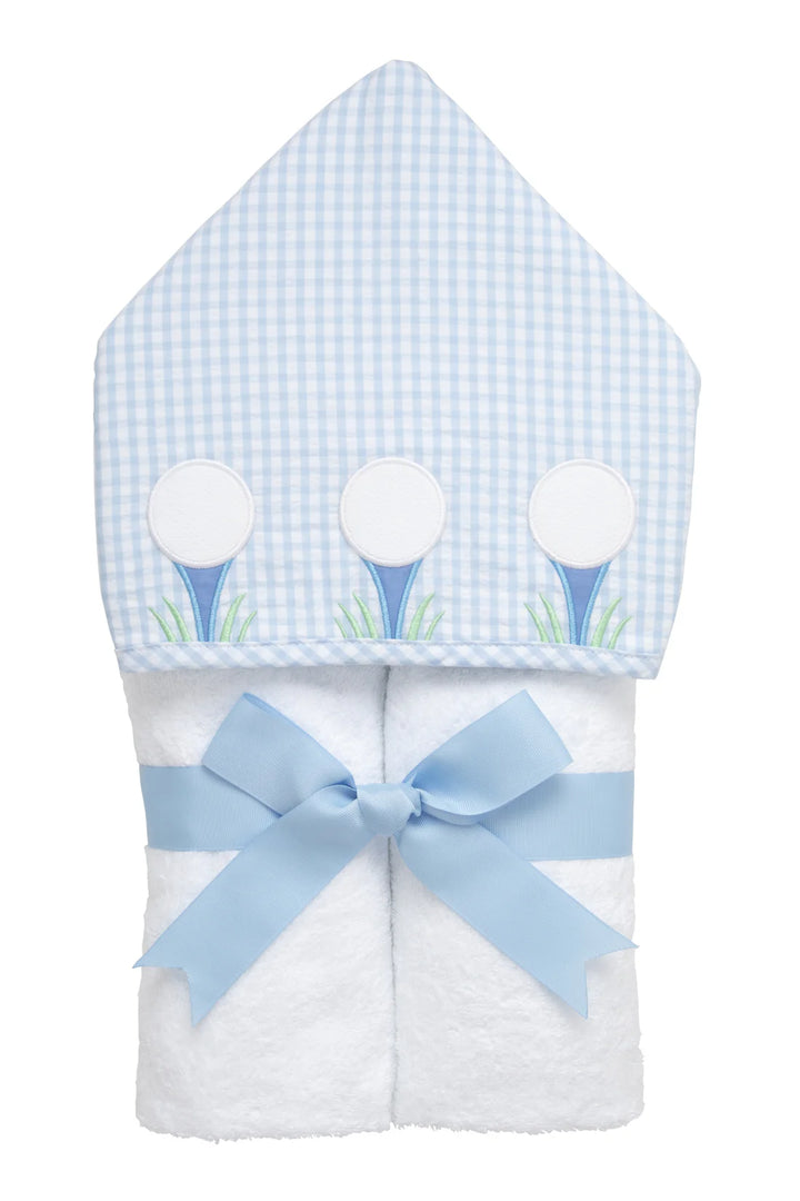 Applique Everykid Towel - Blue Golf