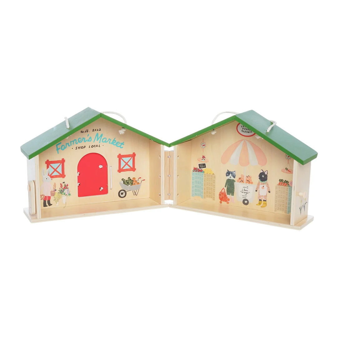 Farmer's Market Travel Activity Toy by Manhattan Toy Company - alternate angle