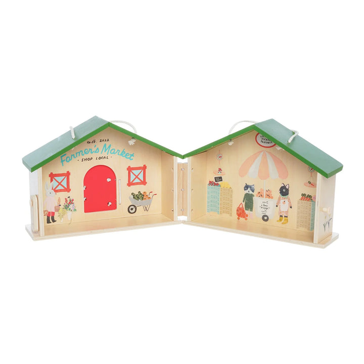 Farmer's Market Travel Activity Toy by Manhattan Toy Company - alternate angle