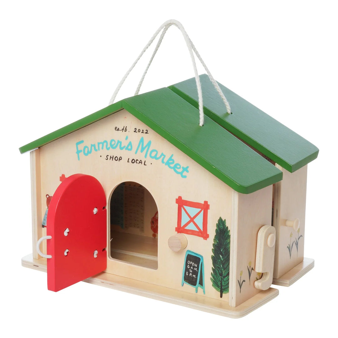Farmer's Market Travel Activity Toy by Manhattan Toy Company - lifestyle view