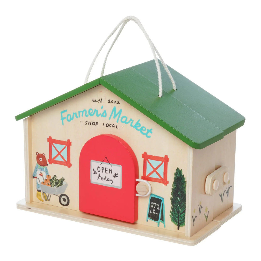 Farmer's Market Travel Activity Toy by Manhattan Toy Company - detail view
