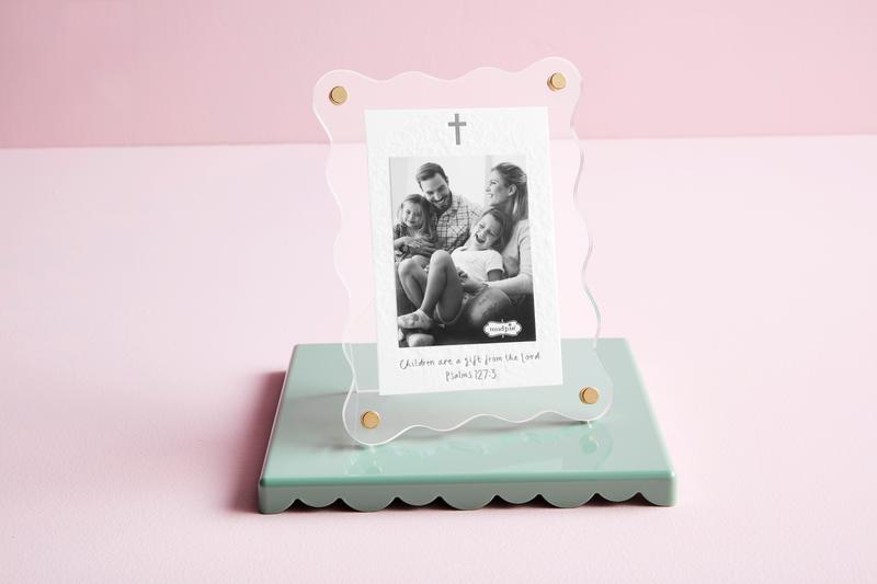 Acrylic Cross Frames by Mud Pie - alternate view