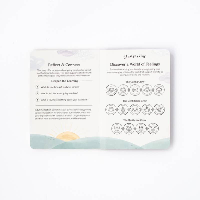 Sloth's Routines Plush Snuggler Set - with 2 books! by Slumberkins Inc. - product view 8