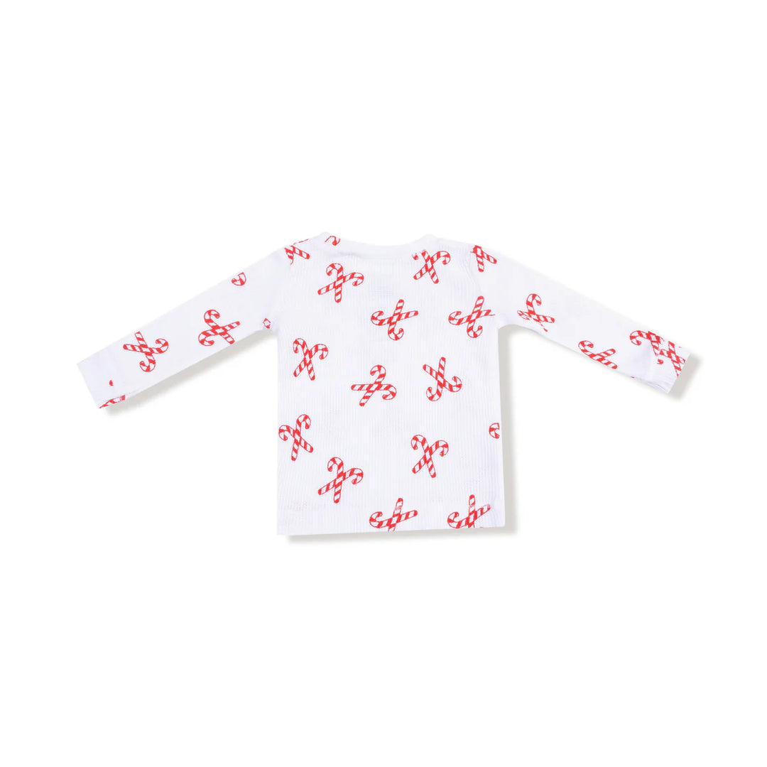 Candy Canes  Long Sleeve Loungewear Set