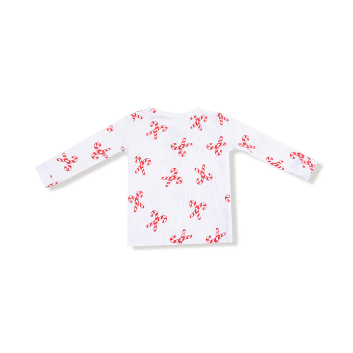 Candy Canes  Long Sleeve Loungewear Set
