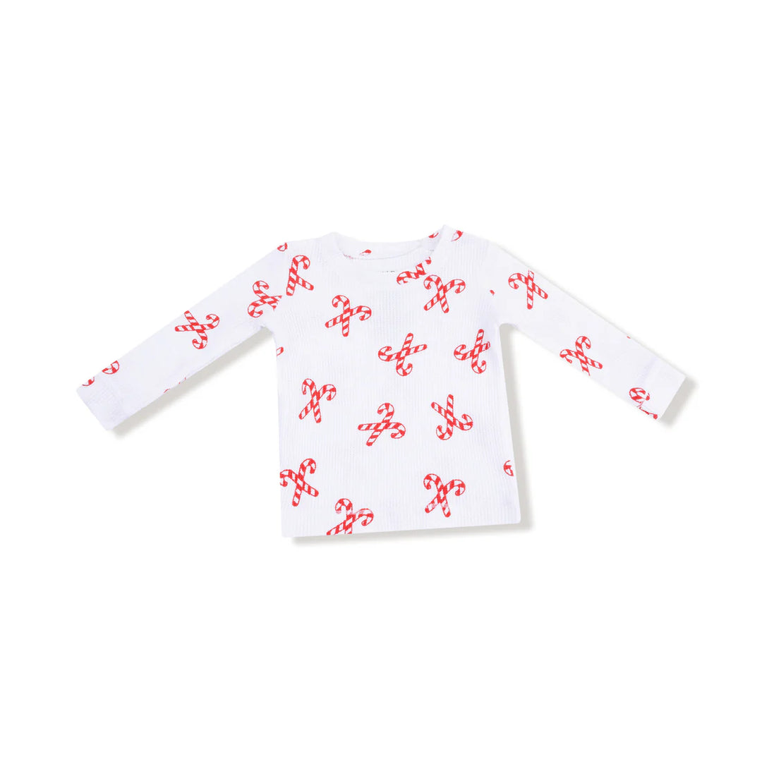 Candy Canes  Long Sleeve Loungewear Set