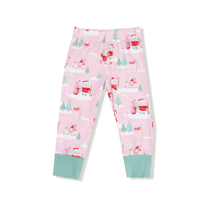 Golfing Mrs. Claus and Elves  Long Sleeve Loungewear Set